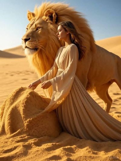 A Golden Morning with Grace and Majesty