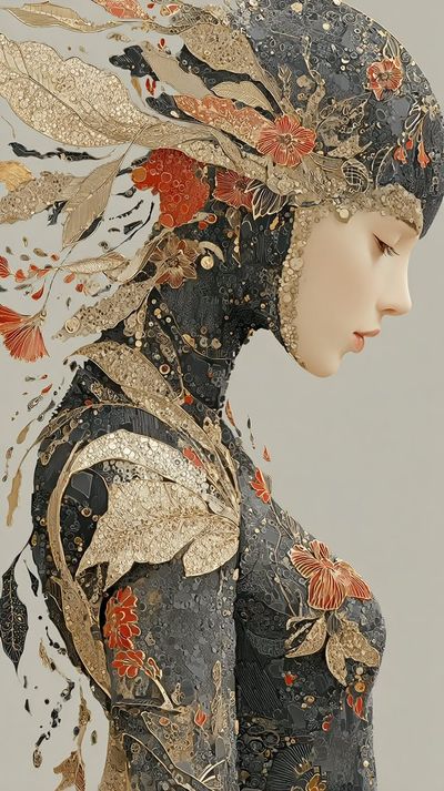 Floral Reverie: A Serene Elegance