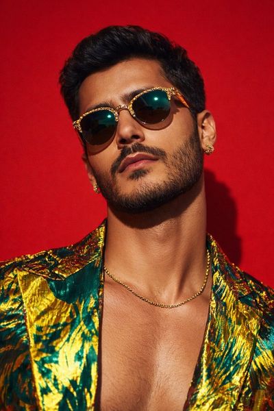 Bold Elegance: A Modern Portrait