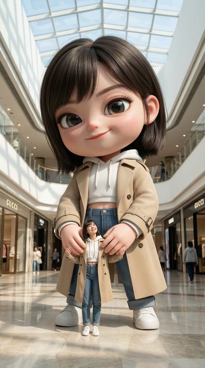 Chibi Idol vs. Real Life: A Sizeable Delight