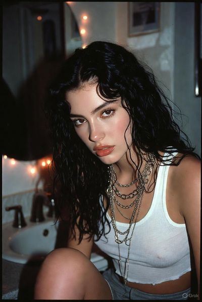 Nostalgic Whispers: A 90s Portrait