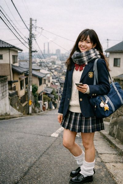 Capturing Urban Whimsy: A Glimpse of Japanese Youth