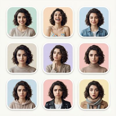 Expressions Unleashed: A Modern Portrait Journey