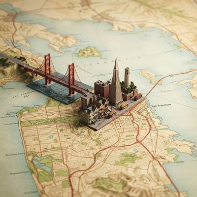 Urban Tapestry: A 3D City on a Map