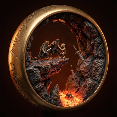 Crafting a Cinematic Diorama: Lord of the Rings