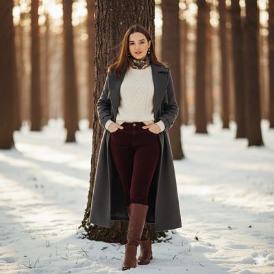 Elegance Meets Nature: A Cinematic Portrait