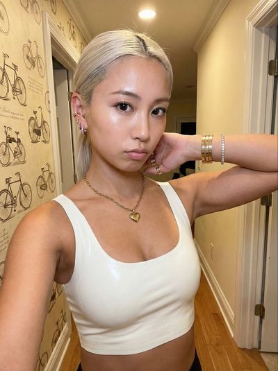 Radiant Selfie of Modern Elegance