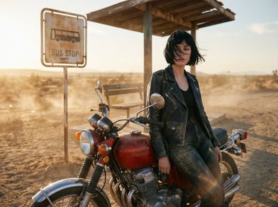 Elegance Meets the Wild: A Portrait in Motion