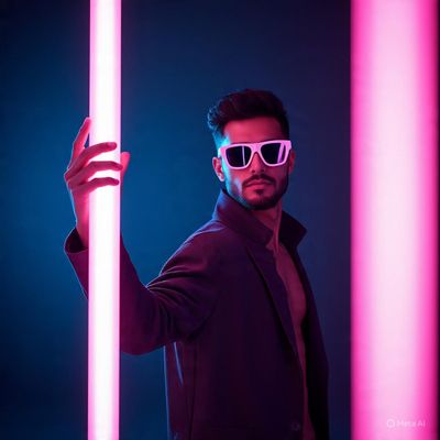 Neon Dreams: A Bold Encounter with Style