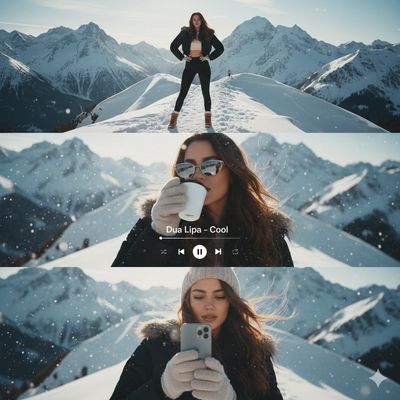 Snowy Peaks, Bold Chic: Own the Winter Vibe