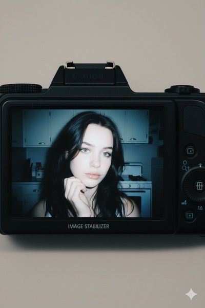 Nostalgia Captured: A Lo-Fi Kitchen Portrait