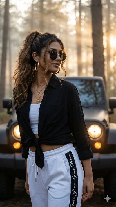 Chasing Sunsets: High-Fashion in Nature's Glow