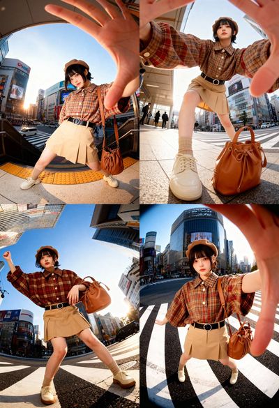 Chic Fall Vibes: Vintage Academia in Shibuya