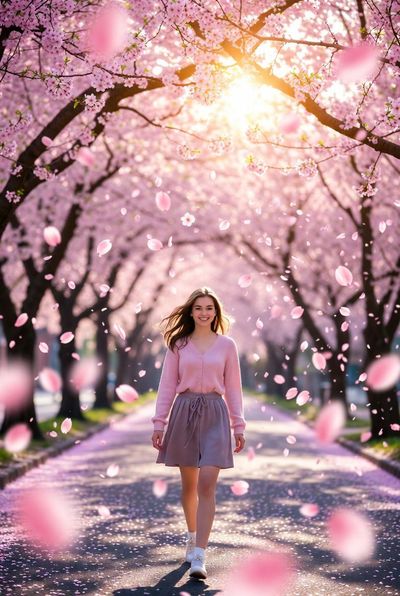 Blossom Dreams: A Springtime Stroll