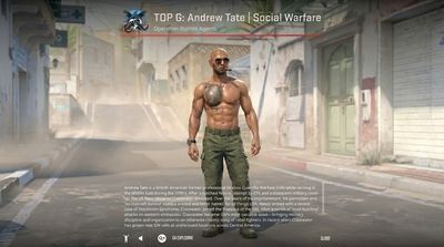 Meet the Newest CS2 Icon: Andrew Tate, the TOP G!