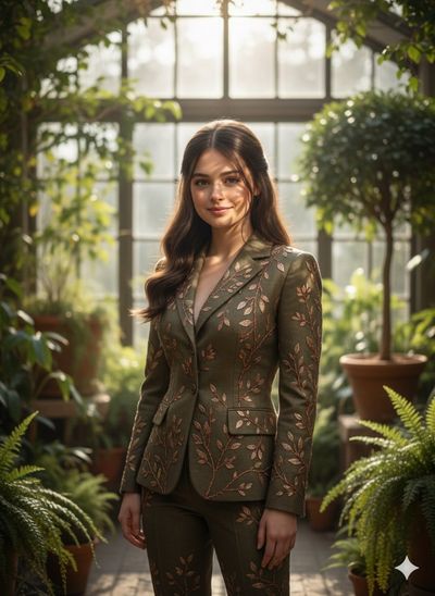 Elegance in Nature: A Confident Portrait