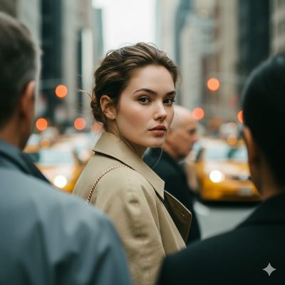 Urban Elegance: A Street Fashion Portrait