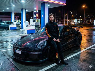 Nighttime Portrait with a Porsche Twist