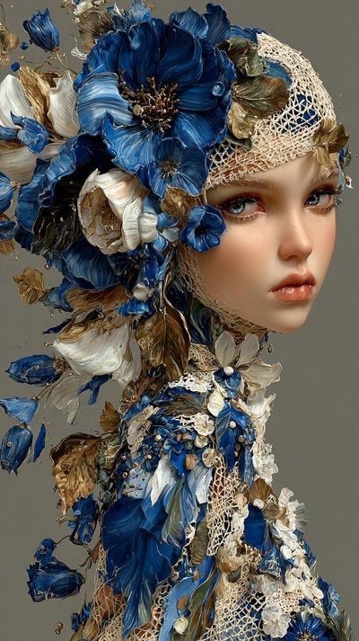 Ethereal Elegance: A Fantasy Portrait
