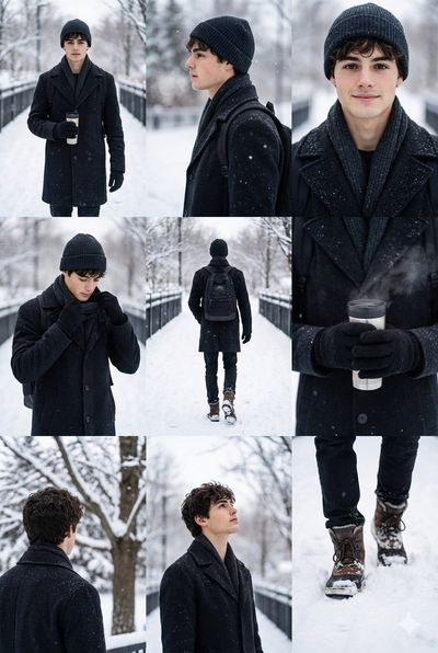 Cinematic Winter Walk: A Fashionable Journey