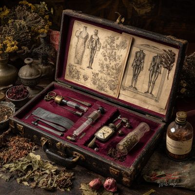 Anatomical Elegance: A Victorian Surgeon’s Artistry