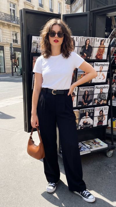 Chic Vibes at the Parisian Newsstand