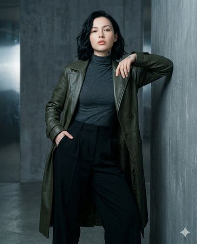 Urban Edge: A Fashion Portrait in Stunning Detail