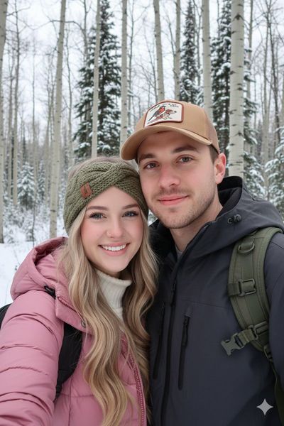 Winter Wonderland Selfie: Love in the Forest