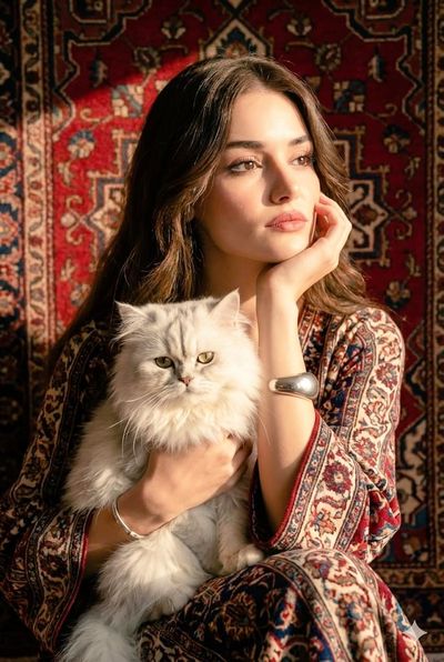 Regal Radiance: A Young Persian Muse