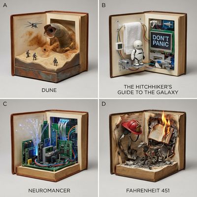 Literary Universe Unfolded: A Sci-Fi Tribute