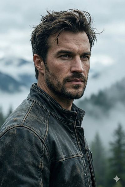 Epic Portrait of a Mountain Explorer