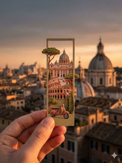 Bookmarks of Rome: A Whimsical Journey