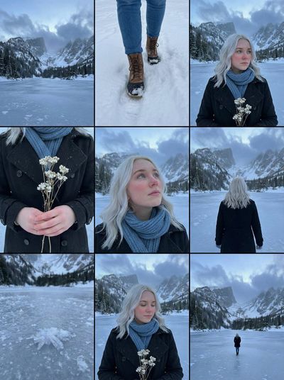 Frozen Elegance: A Cinematic Alpine Journey