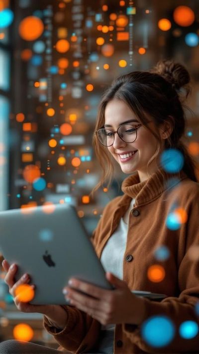 Digital Dreams: A Cozy Evening of Creativity