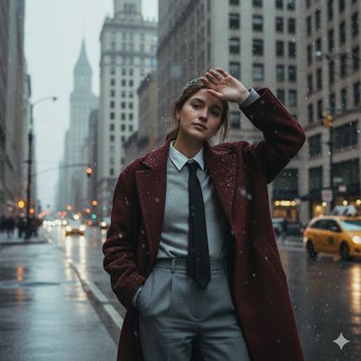 Snow-kissed Serenity in the City