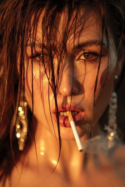 Golden Hour: A Bold Portrait of Sensuality