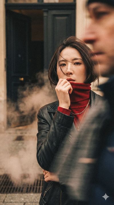 Chic Urban Elegance in Motion