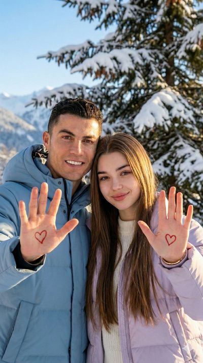 Snowy Love with the Football King