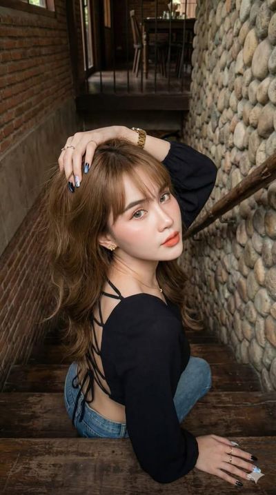 Rustic Elegance: A Portrait of Youth and Charm