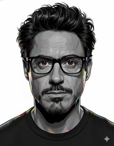 Radiant Portrait: A Fusion of Light and Detail