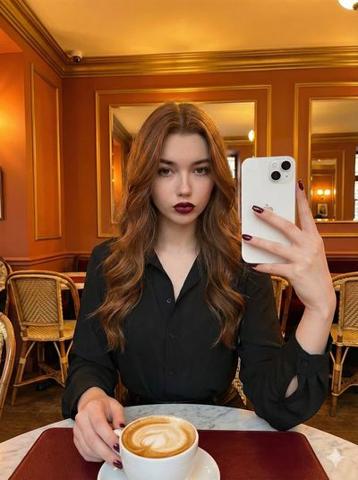 Chic Coffee Moments in a Parisian Bistro