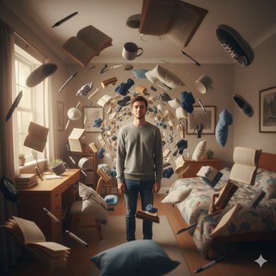 When Reality Meets Imagination: A Surreal Bedroom Escape