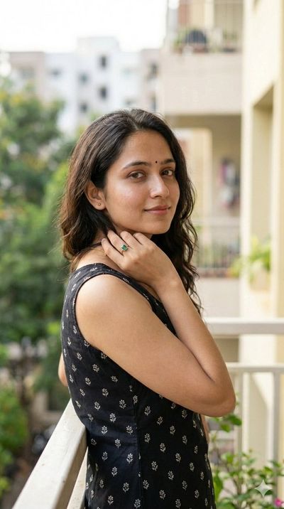 Radiant Elegance: A Portrait of Confidence