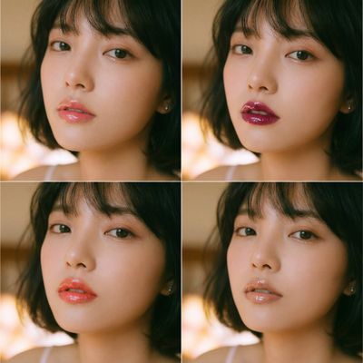 Emotional Portraits: A Glamorous 2x2 Narrative