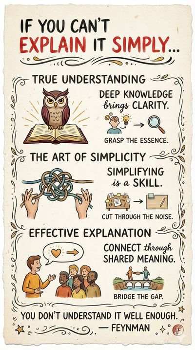 Crafting Wisdom: Feynman's Simple Truths in Art