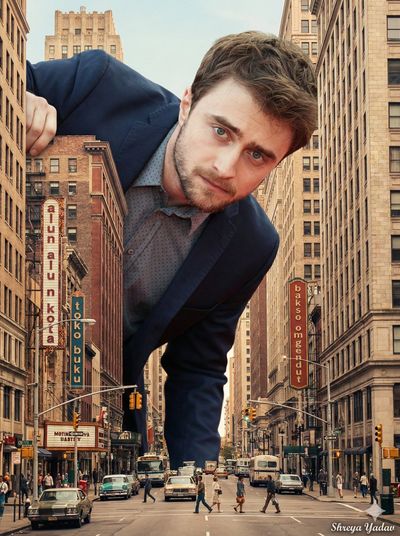 A Mythic Gaze Over Retro Streets