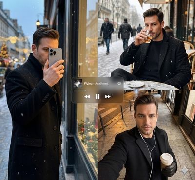 Chilly Elegance: A Winter's Night in the City