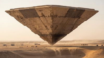 Giant Shadows: The Inverted Pyramid of Giza