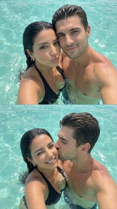 Tropical Love: A Maldives Couple Selfie