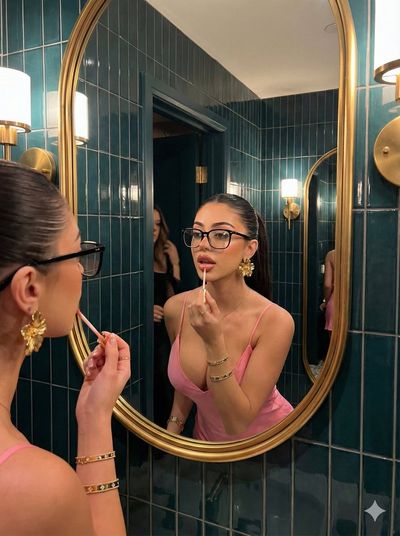Glamorous Reflections: Beauty in the Bathroom